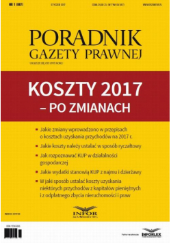 PGP 1/2017 Koszty 2017 – po zmianach
