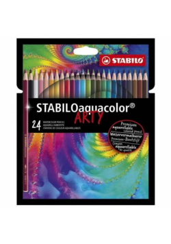 Kredki drewniane STABILO Aquacolor ARTY 24 kolory
