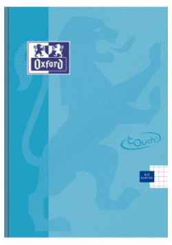 Brulion A5 60k kratka Oxford touch pastel niebieski