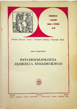Psychofizjologia Jędrzeja Śniadeckiego