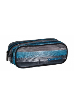 Piórnik saszetka podwójna prostokątna CoolPack Clever Grey Twist