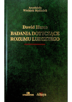 Badania dotyczące rozumu ludzkiego