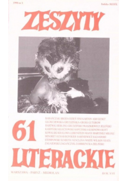 Zeszyty literackie 61 Nr 1 / 1998