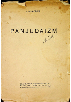 Panjudaizm 1923 r.