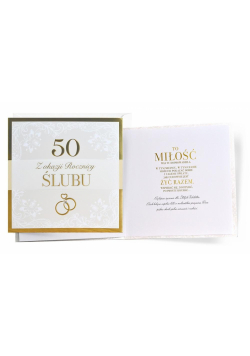 Karnet Primus Rocznica ślubu 50