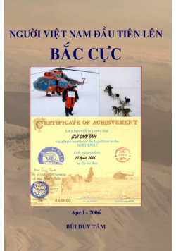 Người VN đầu tiên bước lên Bắc Cực