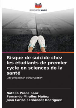 Risque de suicide chez les étudiants de premier cycle en sciences de la santé