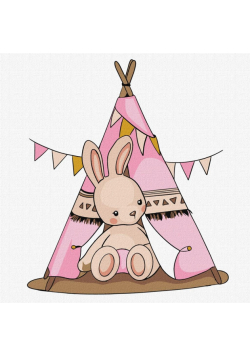 Malowanie po numerach - Baby Rabbit in the... Kids