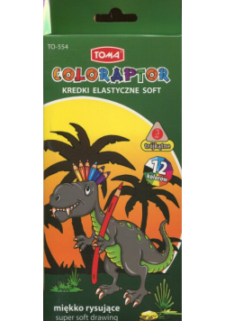 Kredki elastyczne soft Coloraptor