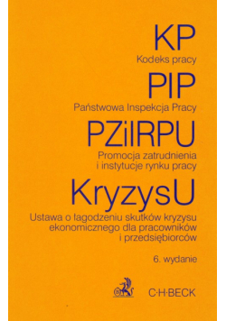 Kodeks Pracy Państwowa Inspekcja Pracy Promocja zatrudnienia i instytucje rynku pracy Ustawa o łagodzeniu skutków kryzysu ekonomicznego dla pracowników i przedsiębiorców