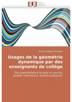Usages de la géométrie dynamique par des enseignants de collège