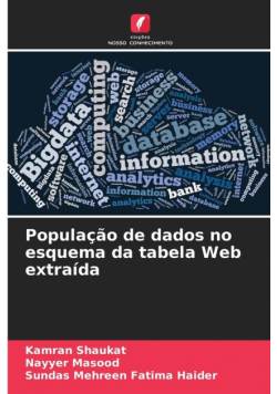 População de dados no esquema da tabela Web extraída