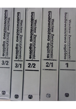 Budownictwo ogólne. Zestaw 5 książek