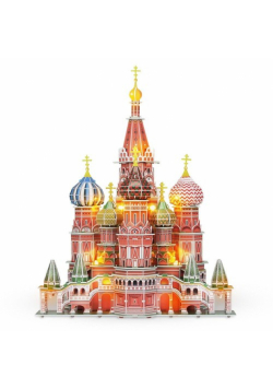 Puzzle 3D Led Katedra Świętego Bazyla