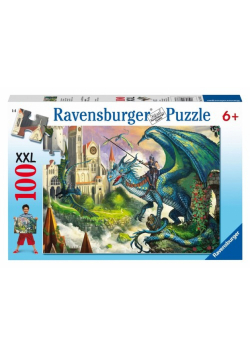 Puzzle XXL Jeździec na smoku 100