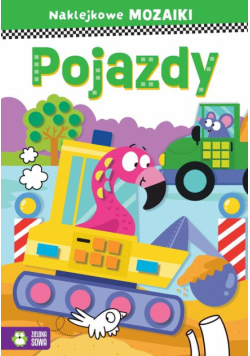 Pojazdy. Naklejkowe mozaiki