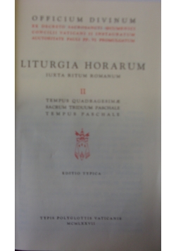 Liturgia horarum II