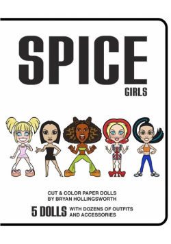 Spice Girl Cut and Color Paper Dolls