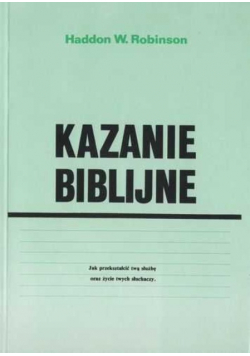 Kazanie biblijne