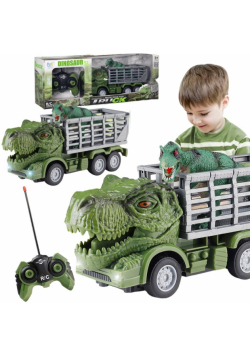 Ciężarówka R/C z figurką dinozaura