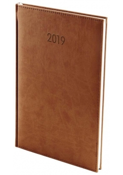 Kalendarz 2019 B5 Vivella Tygodniowy brązowy