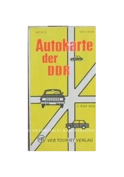 Autokarte der DDR