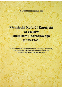 Niemiecki Kościół Katolicki za czasów socjalizmu narodowego