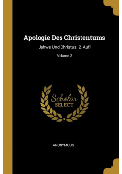 Apologie Des Christentums