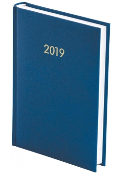 Kalendarz 2019 A5 dzienny. Albit granatowy 1213