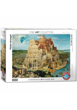 Puzzle 1000 The Tower of Babel by Bruegel 6000-0837