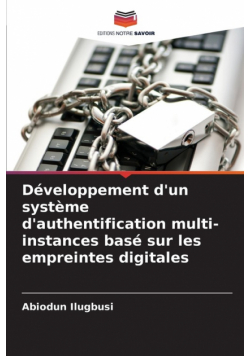 Développement d'un système d'authentification multi-instances basé sur les empreintes digitales