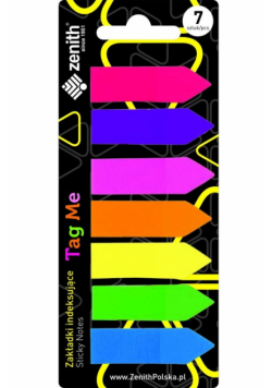 Zakładki indeksujące Tag Me 7 kolorów x 25 sztuk
