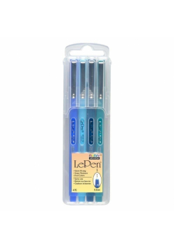 Cienkopisy Le Pen Blue 4 kolory