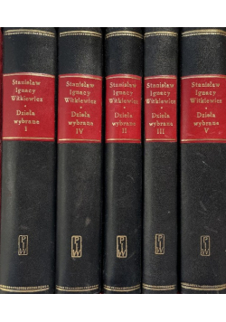 Witkiewicz Dzieła Wybrane Tom 1 do 5