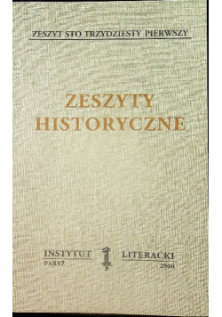 Zeszyty historyczne Zeszyt 131