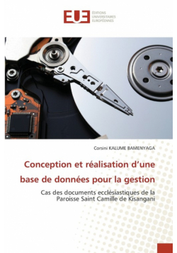 Conception et réalisation d'une base de données pour la gestion