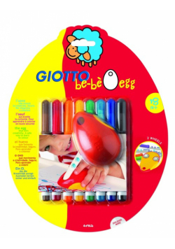 Flamastry Giotto BeBe Jajko 8 kolorów