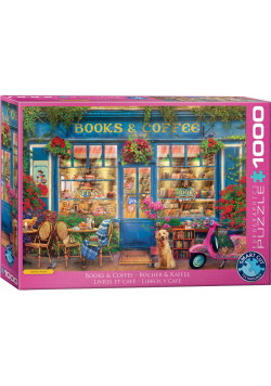Puzzle 1000 Books & Coffee by Gary Walton 6000-5869