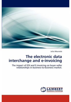 The electronic data interchange and e-invoicing