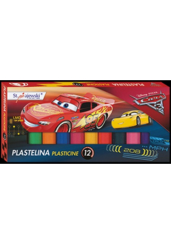 Plastelina 12 kolorów CARS 3