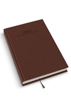 Kalendarz 2019 A5/320 Agenda Brąz DAN-MARK