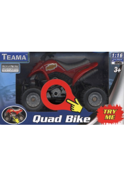 Quad z dźwiękiem czerwony 1:16