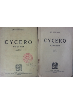 Cycero mowy, cz. 2-3, 1923 r.