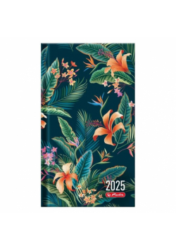 Kalendarz 2025 Hibiskus A6 tygodniowy