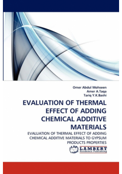 Evaluation Of Thermal Effect Of Adding Chemical Additive Materials