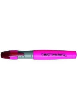 Zakreślacz Brite Liner XL różowy (10szt) BIC