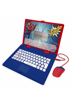 Laptop edukacyjny Spider-Man 124 aktywności (polski/angielski) JC598SPi17