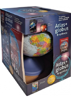 Pakiet edukacyjny Globus polityczny z atlasem geograficznym świata