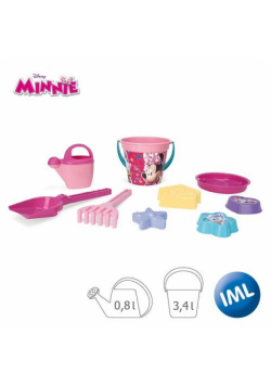 Komplet do piasku 9 elementów Minnie