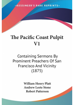 The Pacific Coast Pulpit V1